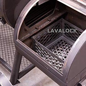 Total Control ® BBQ Charcoal Basket smoker pit fire box basket 12 x 10 x 6 Laser Cut - HEAVY DUTY