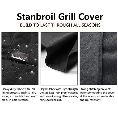 Stanbroil 600D Heavy Duty Waterproof Patio Cover Replacement for Camp Chef 24" Smoke Vault Models: SMV24S, SMV24B