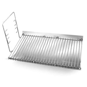 Htanch SZ3509 (1-Pack) 20.4 inches Stainless Steel Fire Grate Hanger and Ash Drip Pan for Chargriller 5050, Chargriller 5072, Chargriller 5650