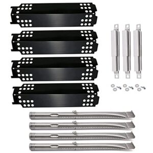 yiming grill replacement parts for charbroil 463436215, 463436214, 463439915, 463436213, 463439914 grill models. grill burner pipe tubes, heat plate tent shields, carryover tubes replacement kit.