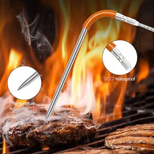 Grill Meat Probe Ambient Probe 2 Pack Temperature Probe Replacement for Weber iGrill 2 iGrill 3 iGrill Mini,Weber iGrill Probe Kit with Probe Holder…