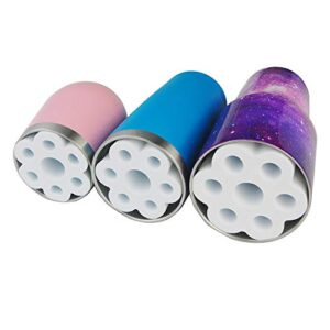 Koelin Cup Turner Foam - 4 Pieces Cup Turner Accessories fit 20 30 oz Tumbler for 1.05 inch PVC Pipe High Density Foam The Partner for Cup Spinner Machine 3/4 inch Wand