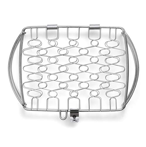 Weber 6470 Original Stainless Steel Fish Basket, Small (11.1 x 7.2 x 2)