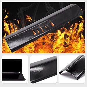 Grill Heat Plate Shields Replacement Parts for Brinkmann Brinkman 810-3660-S, 810-2512-S, 810-8411-5, 810-2511-S, Porcelain Steel Gas Grill Heat Tent Flame Tamer Replacement for Uniflame, Aussie.