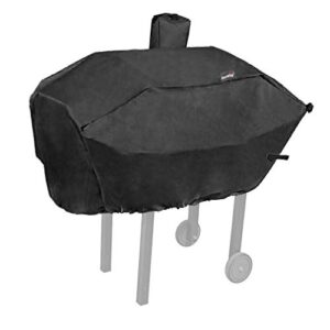 stanbroil grill cover for camp chef dlx 24, smokepro 24, pg24, pg24ls, pg24s, pg24se, pg24ltd - waterproof and weather-resistant polyester, black