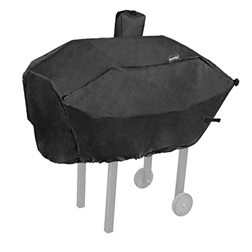 Stanbroil Grill Cover for Camp Chef DLX 24, SmokePro 24, PG24, PG24LS, PG24S, PG24SE, PG24LTD - Waterproof and Weather-Resistant Polyester, Black