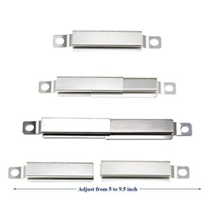 Votenli SPC00A (4-Pack) S1484A (4-Pack) 15" Heat Plates and Burner and Crossover Tubes for Charbroil 463436215, 463436214, 463436213, 466334613, 466342014, 466436213, 466436513, 467300115 Grill