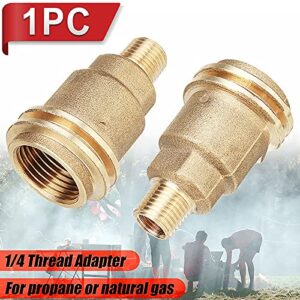 Paddsun QCC1 1/4" Male Pipe Thread Propane Gas Fitting Adapter Connector