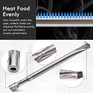Hiorucet Grill Replacement Parts for Kenmore 6 Burner 146.23681310 146.47223610 146.23766310 Gas Grill Models. Stainless Steel Grill Burner Tubes, Heat Plates, Carryover Tubes Replacement Kit.