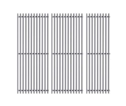 Votenli S47E (3-Pack) 18" Stainless Steel Cooking Grid Grates for Charbroil Performance 4 Burner 463376018P2, 463376117, 463377117, 463673617, 463377017, 463347017 and 5 Burner 463347519