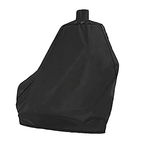 i COVER Smoker Grill Cover-Sized for Dyna-Glo Vertical Offset Smoker Grill DGSS1382VCS-D DGSS1382VCS Heavy Duty Waterproof Canvas Charcoal Smoker Cover, Black