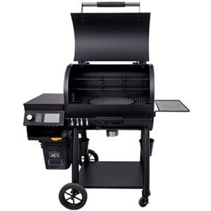 Oklahoma Joe's 22202150 Rider 1200 DLX Pellet Grill/BBQ Smoker, Black