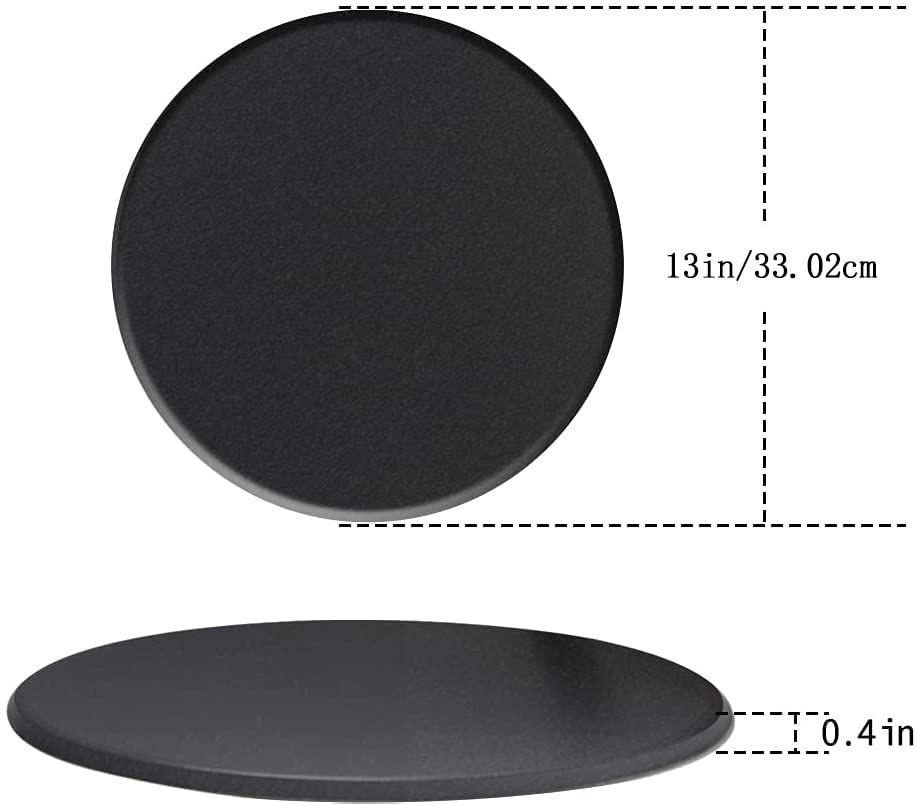 Pizza Stone Bread Baking Stone 13 Inch, Round Pizza Plate, Thermal Shock Resistant, Durable and Safe, Pizza Stone for Oven for Oven/BBQ/Air Fryer