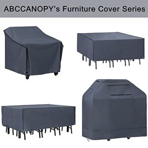 ABCCANOPY Grill Cover BBQ 70-inch Gas Grill Cover 600D Oxford Waterproof UV and Special Fade Resistant Durable and Convenient Heavy-Duty Rip-Proof Barbecue Gray