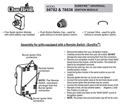 Char-Broil Electronic Ignition Module