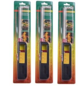 3pk bbq grill lighter refillable butane gas candle fireplace kitchen stove long