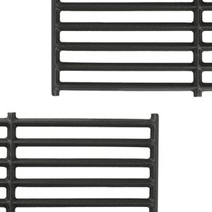 Uniflasy Cast Iron Crill Grate fit Chargriller 1733 Smokin' Champ Charcoal Grill Horizontal Smoker Grates,Cooking Grate Replacement Parts for Chargriller Set of 3