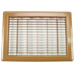 imperial manufacturing rg1191 8x12in floor grille , brown