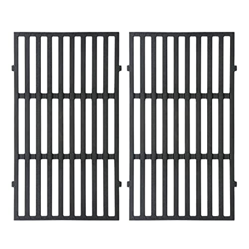 Grill Grates Replacement Part 17.5 Inch for Weber Grills, 7637 Cast Iron Cooking Grate for Weber Spirit & Spirit II 200 Series Spirit e210 Spirit e220, S210, S220, Grill Cooking Grid Replacement