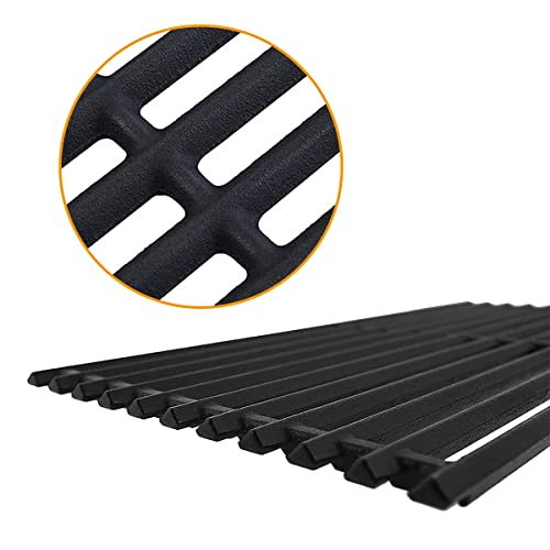 Grilling Corner Cooking Grids/Grates Emitter Replacement Parts for Charbroil 463242715 463242716 463255020 463255721, Cast Iron, 17" x 9 1/2", 3 Pack