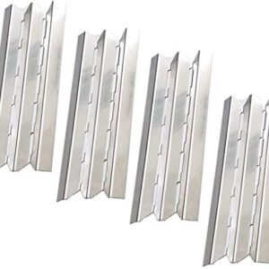 Htanch SN6021 (4-Pack) SA1081 (4-Pack) Replacement Parts for Broil King Baron 320, 340, 420, 440, 490 9211-64, 9211-67, 9215-54, 9215-57, 9215-64, 9215-67, 9221-54 Grill Burner,Heat Plates,Grates