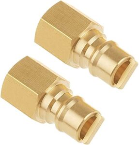 anptght propane brass quick connect fitting adapter female plug x 3/8' npt natural and propane gas hose plug for rv bbq