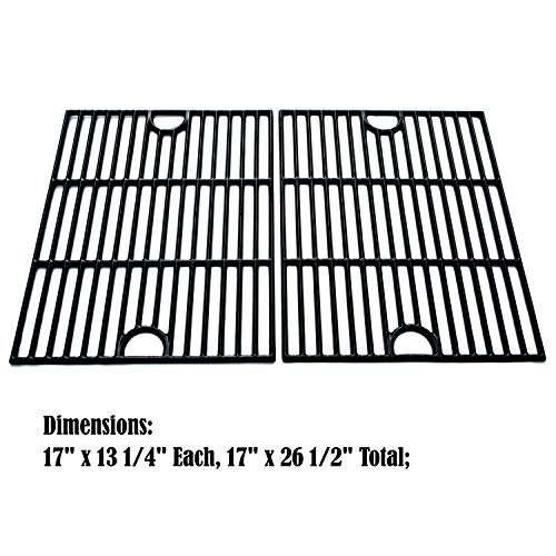 Direct Store Parts DC104 Polished Porcelain Coated Cast Iron Cooking Grid Replacement for Uniflame, K-Mart, Nexgrill, Uberhaus Gas Grills