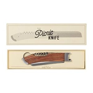 W&P Picnic Knife | 7 inch | Premium Steel, Wine & Bottle Opener, Multi-Purpose Blade, Home Tools