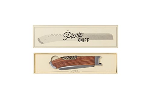 W&P Picnic Knife | 7 inch | Premium Steel, Wine & Bottle Opener, Multi-Purpose Blade, Home Tools