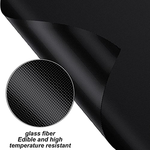 Grill Mat for Outdoor Grill Set of 5, Grill Sheets 100% Non-Stick Reusable, Heavy Duty, Barbecue Baking Mat Durable for Charcoal Gas Electric Grill, Easy to Clean, 15.75 x 13-Inch