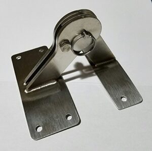 hinge fits/for weber kettle lid kit, 22.5 26.75 smoker grill one touch bbq stainless quick release
