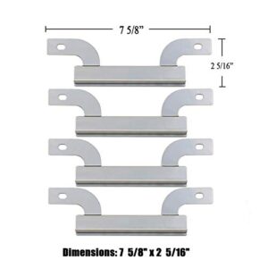 Hisencn Parts Kit Replacement Fits for Brinkmann 5 Burner 810-8501-S, 810-8502-S Gas Grill Models, Grill Burners, Heat Plates, Crossover Tubes