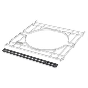 weber crafted frame kit for spirit and smokefire,silver