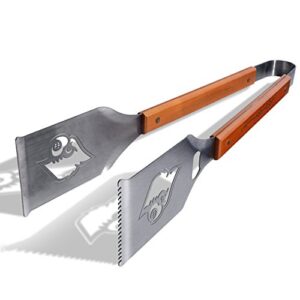 ncaa louisville cardinals grill-a-tong stainless steel bbq tongs