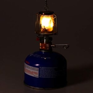 Lixada Outdoor Portable Camping Gas Lantern Piezo Ignition Mini Gas Tent Lamp Light