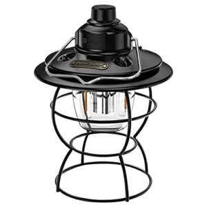 camping lanterns rechargeable retro table lamp, civikyle led vintage waterproof outdoor lights for patio yard garden porch tabletop decor indoor home power outage emergency light, 2000mah battery