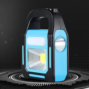 Xecvkr 2022 New Portable Lamp, Solar Energy, USB, Emergency Charging, Outdoor Rain Proof Camping Strong Light, for Car Repairing Emergency Outdoor