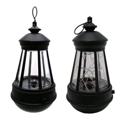 Solar LED Powered Lantern Light Hanging Garden Waterproof Outdoor Lamp Decor (Bead Light)