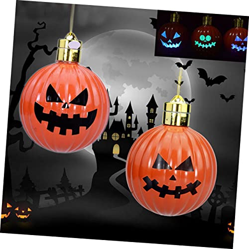 Gadpiparty 6 Pcs Pumpkin Balls Statue Decor Home Décor Outdoor Hanging Decor Halloween Party Favors Halloween Hanging Decoration Outdoor Jack o Lantern Halloween Pumpkin Light Pumpkin Lamp