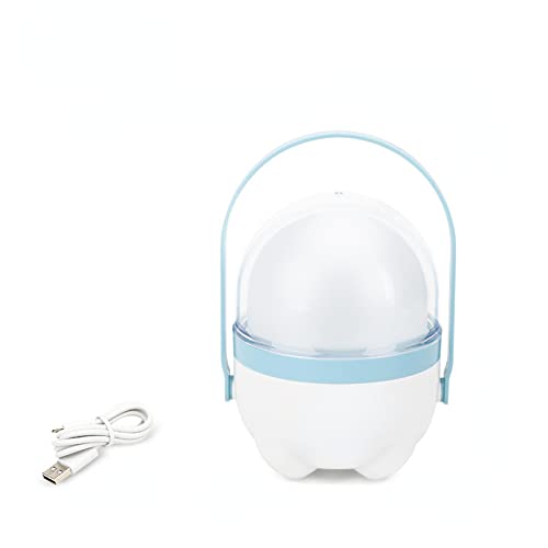 Led Portable Camping Lamp Household Outdoor Emergency Camping Tent Rechargeable Lighting Lamp Portable Horse Lamp 862Blue