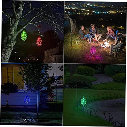 Illuminating Your Outdoors with Water Drop Solar Garden Lights - Decorative Hanging Lanterns Outdoor String Lights for Patios and Ambient Fairy Lights Offering a Warm Glow