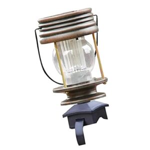 misppro 3 X Solar LED Outdoor Camping Lantern Emergency Lamp Fence Light Decor