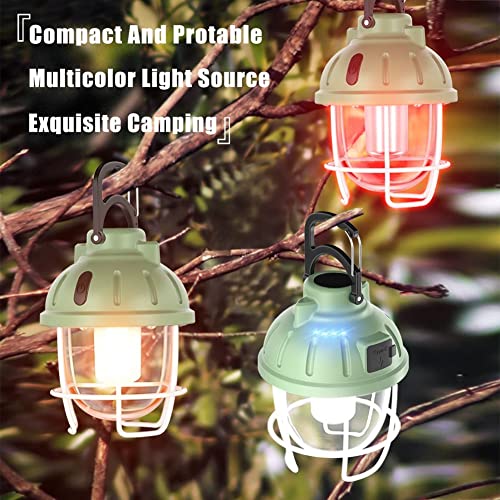 MAKIVI Camping Lantern,Tent Lights,Rechargeable IPX4 Waterproof Lights LED Light,3 Light Color 7 Light Modes Lanterns