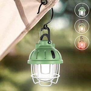 MAKIVI Camping Lantern,Tent Lights,Rechargeable IPX4 Waterproof Lights LED Light,3 Light Color 7 Light Modes Lanterns