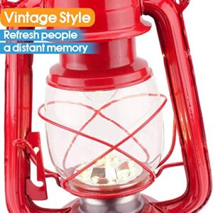 Chinese Lanterns Vintage LED Hurricane Lantern Battery Operated Lantern Metal Hanging Lantern with Dimmer Switch LED lamp for Indoor or Outdoor Usage for Festival