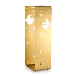 seven20 sw10718 star wars rebel outdoor latern, large, gold