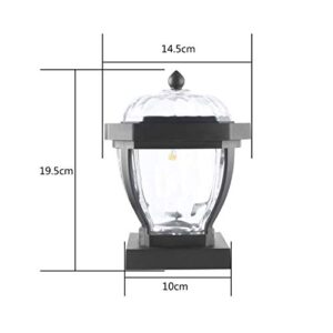 XXINY Solar Lawn Lamp Garden Lamp Outdoor Waterproof Garden Floor Lamp Super Bright Household Led Outdoor Stigma Wall Lamp Gate Aisle Balcony Outdoor Lamp (Color : Warm Light, Size : A)