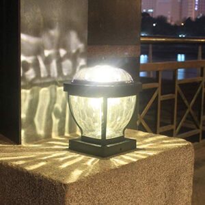 XXINY Solar Lawn Lamp Garden Lamp Outdoor Waterproof Garden Floor Lamp Super Bright Household Led Outdoor Stigma Wall Lamp Gate Aisle Balcony Outdoor Lamp (Color : Warm Light, Size : A)