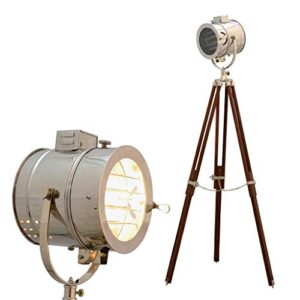 ethnic roots floor lamp home decorative vintage design tripod lighting searchlight spot light