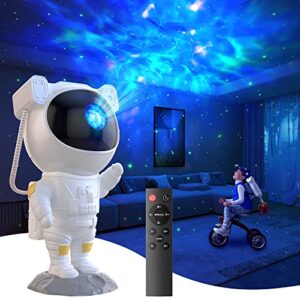 star projector galaxy light, astronaut light projector kids night light, nebula starry sky light projector with remote and timer for kids adults bedroom/birthday/party/decoration